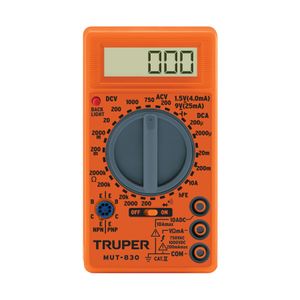 Multímetro Multitesters Digital Escolar 10400 Truper