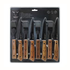 Cuchillos y Tenedores x 8 piezas Wayu