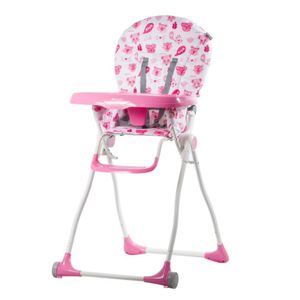Silla De Comer Ebaby Zazi Rosado
