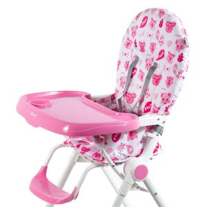 Silla De Comer Ebaby Zazi Rosado