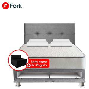 Dormitorio FORLI Sabanera Elegant 2 Plz + Sofá Cama + 2 Almohadas