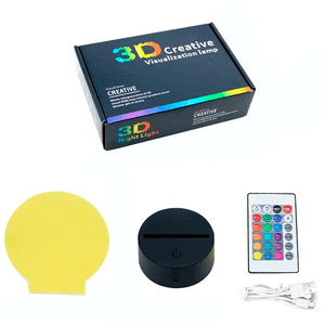 Lampara Pizarra Acrilica con Bateria interna + Control Remoto