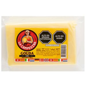 Queso Gouda Bloque CAMPESINA Bolsa 200g