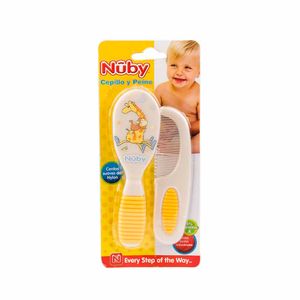 Cepillo y Peine NUBY Cerdas Suaves de Nylon