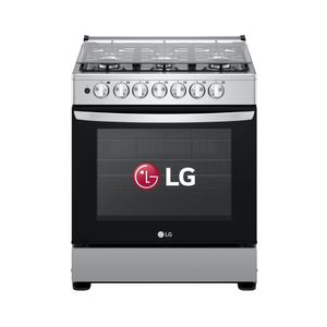 Cocina a Gas LG 6 Quemadores LRGZ5253S Inox