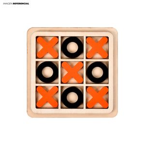 Juego De Mesa Hecho De Madera 3 En Raya