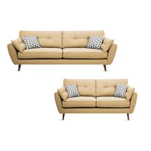 Juego de Sala Vintage 3 2 Altina Beige