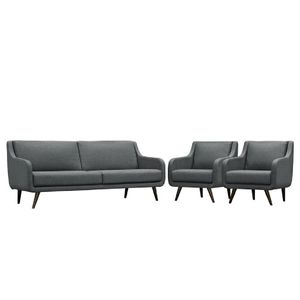 Juego de Sala Vintage 3 1 1 Loaiza Gris