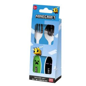 Set de cubiertos Minecraft