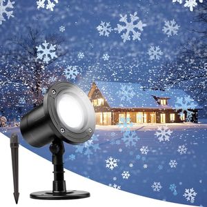 Proyector de Copo de Nieve de Navidad Luces Led