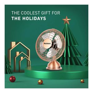 Holmes Heritage Ventilador de Escritorio Mini USB de 4"