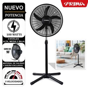 Ventilador de Pedestal Prima 18" 100 Watts 3 Velocidades YL-1805-1P