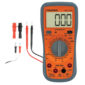 Multímetro Digital Profesional uso Automotriz Truper 10403