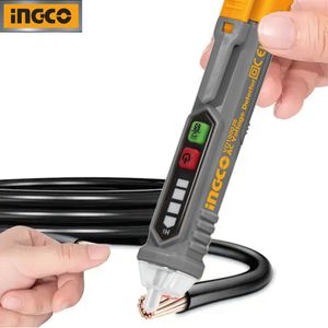Kit 3 Herramientas Prueba Eléctrica Ingco Amperímetro + Multimetro Digital + Detector Voltaje DM3028