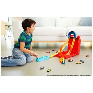 Hot Wheels Track Builder Caja de acrobacias ilimitada