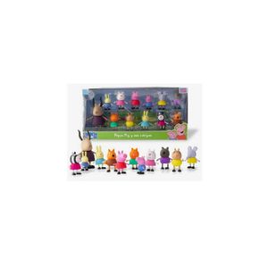 Set de Figuras de Acción Peppa Pig y Sus Amigos 12 Personajes