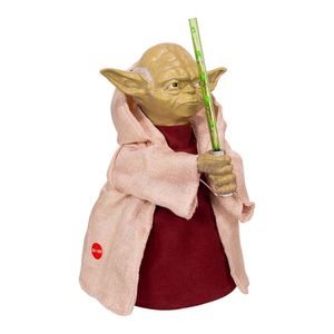 Kurt Adler - Yoda de Star Wars con Batería de 12" con Sable de Luz Led