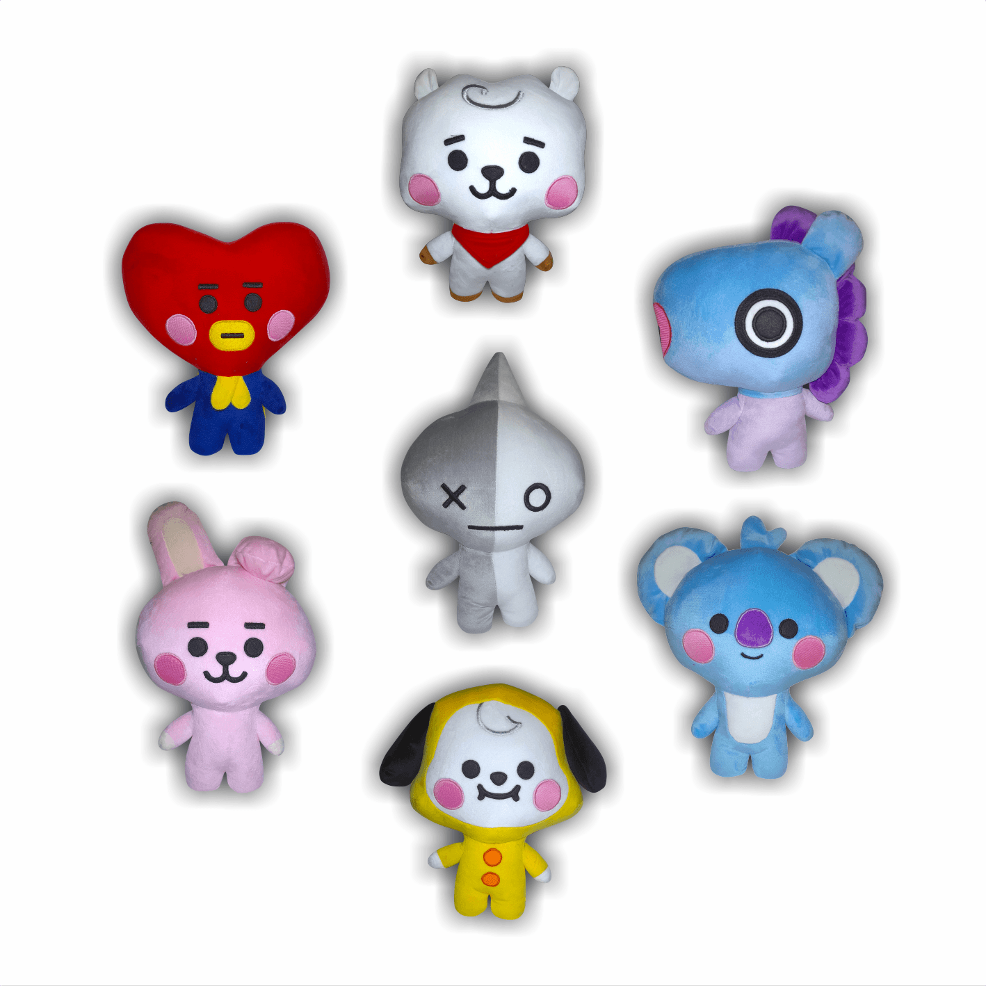 BT21 Peluches, Accesorios, Figuras, Polos y más ✨