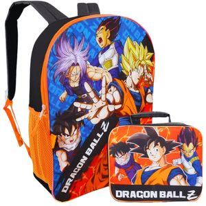 Pack Escolar Mochila y Lonchera Dragon Ball Z