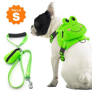 Mochila Arnés con Correa para Perros Talla S Sapito R40