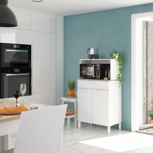 Mueble de Cocina Moderno Sakuno Blanco R&R MUEBLES