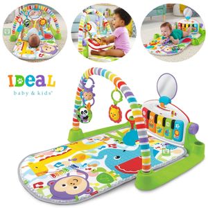 Gimnasio Piano Pataditas Con Luces Musica Y Espejo IDE017 Verde