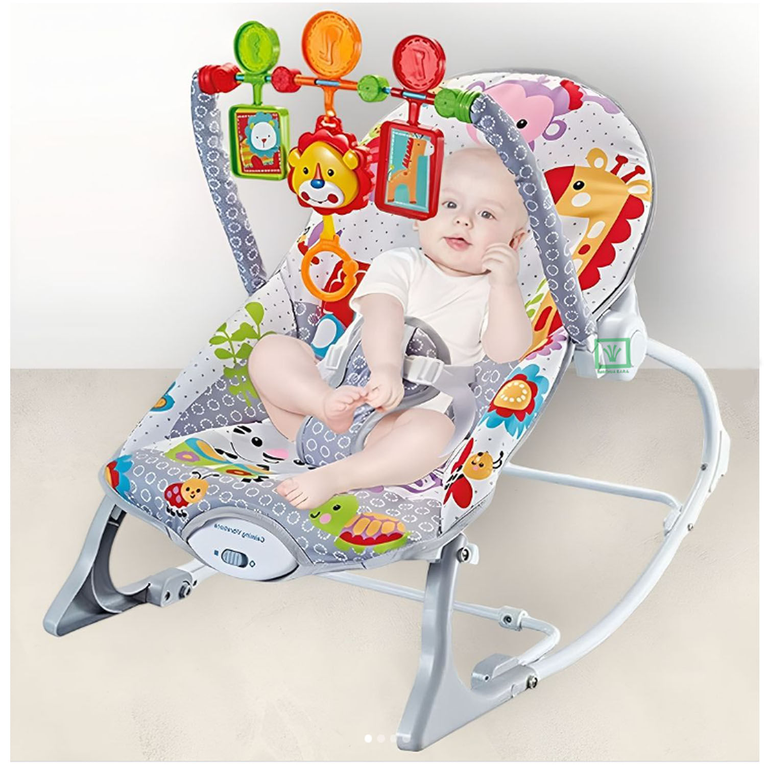Mecedora para Bebes Musical Plegable Zoo IDE060 - Real Plaza