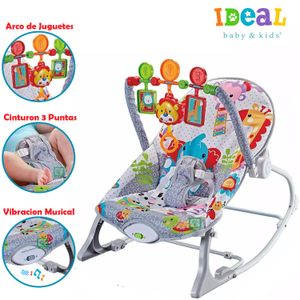 Mecedora para Bebes Musical Plegable  Zoo IDE060