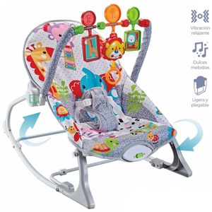 Mecedora para Bebes Musical Plegable  Zoo IDE060