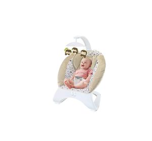 Mecedora de Bebe Musical y Vibraciones Elefantito Beige