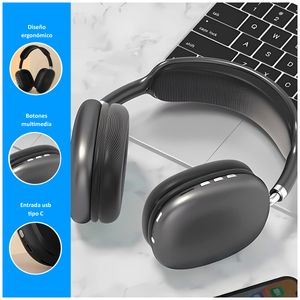 Audífonos Bluetooth P9 | Negro