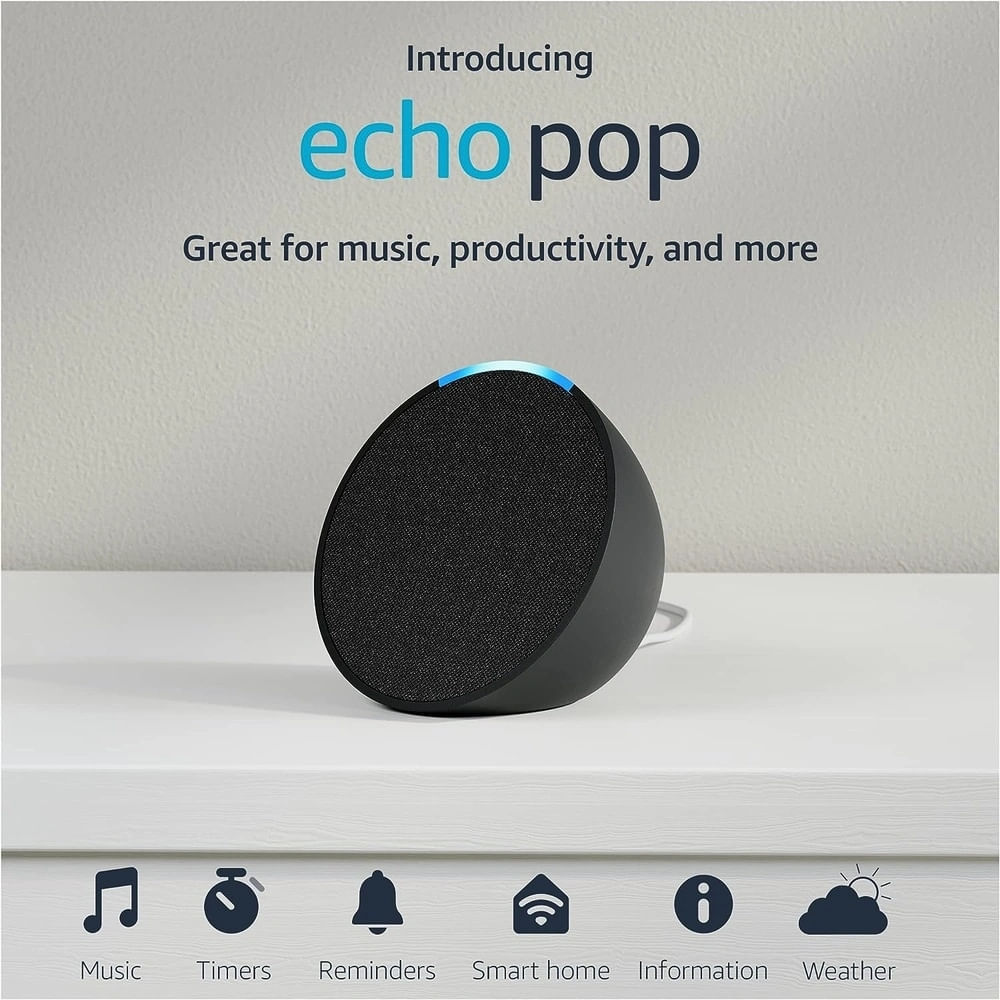 Alexa Echo Pop Precio Echo Pop Parlante Inteligente Compacto Con