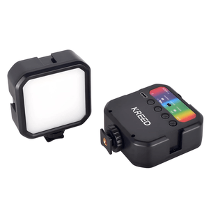Luz LED RGB Recargable para Cámaras con control MJ88