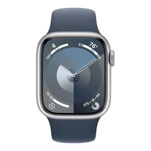 Apple Watch Series 9 41mm S/M GPS - Plateado Aluminio + Correa Azul
