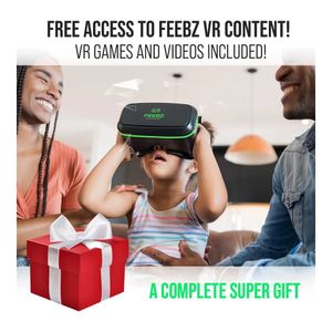 Auriculares de Realidad Virtual y Gafas Universales 3d de Realidad Virtual Color Verde