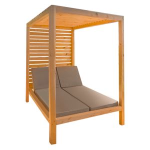 Reposera de Piscina con techo Emperador Movenda