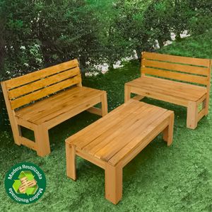 Set de terraza Ardeola 4 personas con mesa Movenda