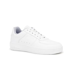 Zapatillas Escolares de Cuero para Hombre Kaida JA24-CG836 Blanco