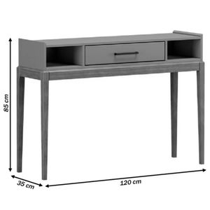 Aparador Moderno Milano color Blanco/Haya 1 cajón TU MESITA