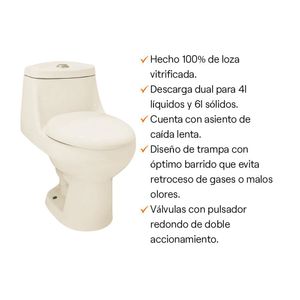 Inodoro One Piece Orange Índigo Boné