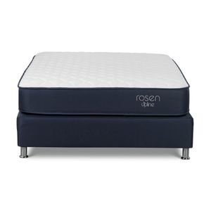 Dormitorio Americano Upline 2 Plazas + Respaldo West Azul