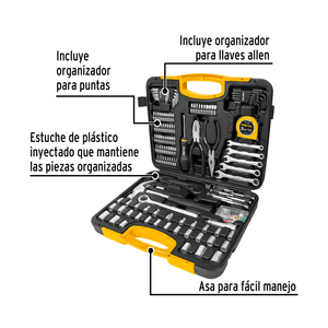 Juego de 133 Herramientas Mixtas Pretul 24223