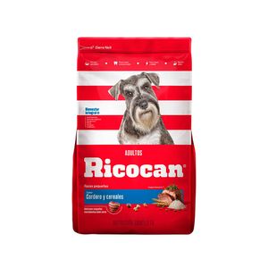 Comida Perro Adulto Pequeño Ricocan Cordero Y Cereales 400Gr