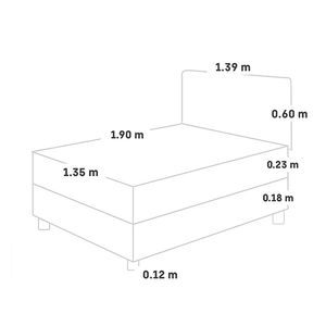 Dormitorio Consul Black 2 plazas Paraiso