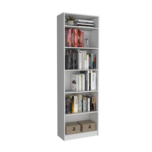 Combo Home Estante 5 Repisas + Complemento - Blanco