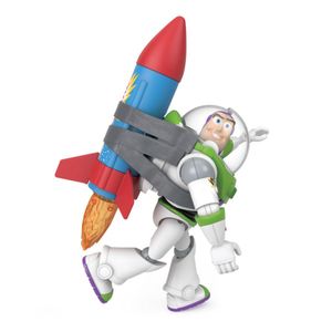 Figura Pixar Toy Story Buzz Con Cohete 12"