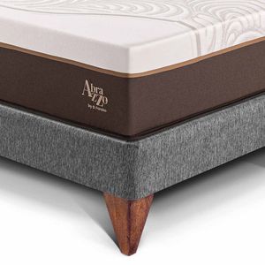 Dormitorio Europeo Royal Abrazzo Queen Gris