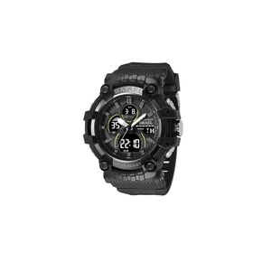 Reloj SMAEL 8079 Cronógrafo Cuarzo Resistente Agua Hora Dual Gris
