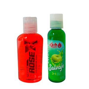 Pack X 2 Gel Intimo Saborizado + Dilatador Anal