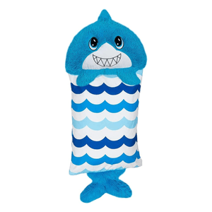 Funda de Almohada con Peluche Tiburón - Fluffaluff Blue